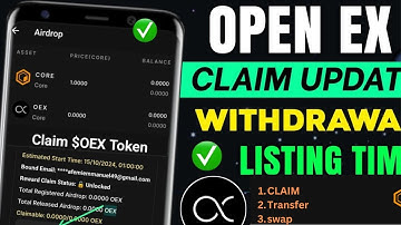 CLAIM OEX FROM OEX APP| TRANSFER  $OEX FROM OEX APP TO MEXC EXCHANGE 💱 | SWAP OEX TO CORE IN OEX APP