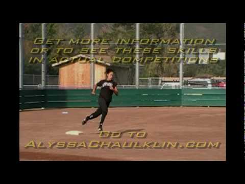 Alyssa Chaulklin Softball Skills Video