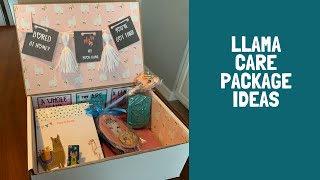 Care Package:  Llama Theme | a fun theme that works for many care package ideas