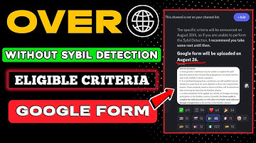 Over Wallet KYC Problem Solve 🤑 Over Wallet Sybil Detection in Pakistan 📊 Over Wallet Airdrop Update