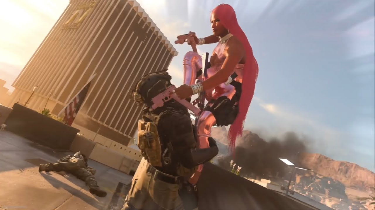 Call of Duty MW2-Nicki Minaj does Finishing Moves