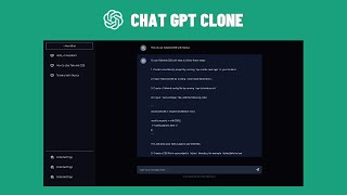 Build a Chat GPT Clone with OpenAI and ReactJS | AI-powered Chatbot