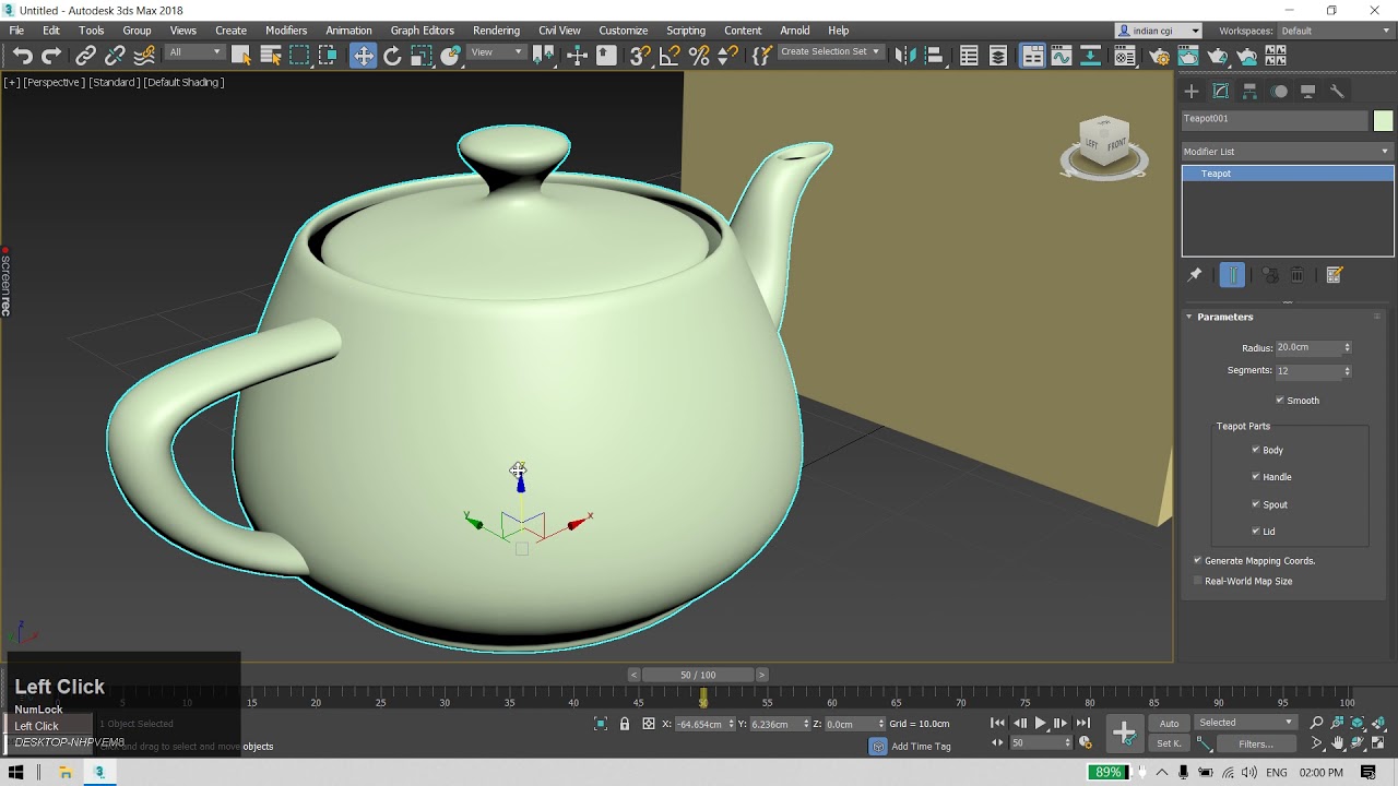 3ds max basic tutorial in hindi - #5 - YouTube