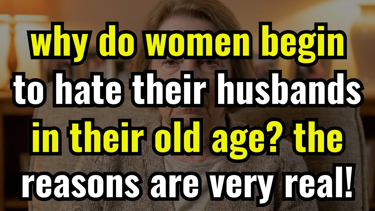 Why do women start to dislike their husbands as they get older? The reason is very practical