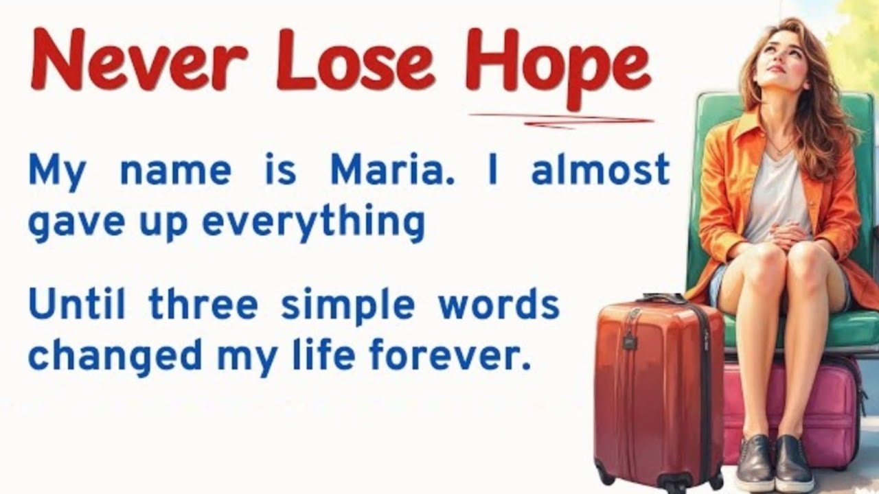 Never Lose Hope 🌟| A Story That Will Make You Believe in Hope Again ✅️ 