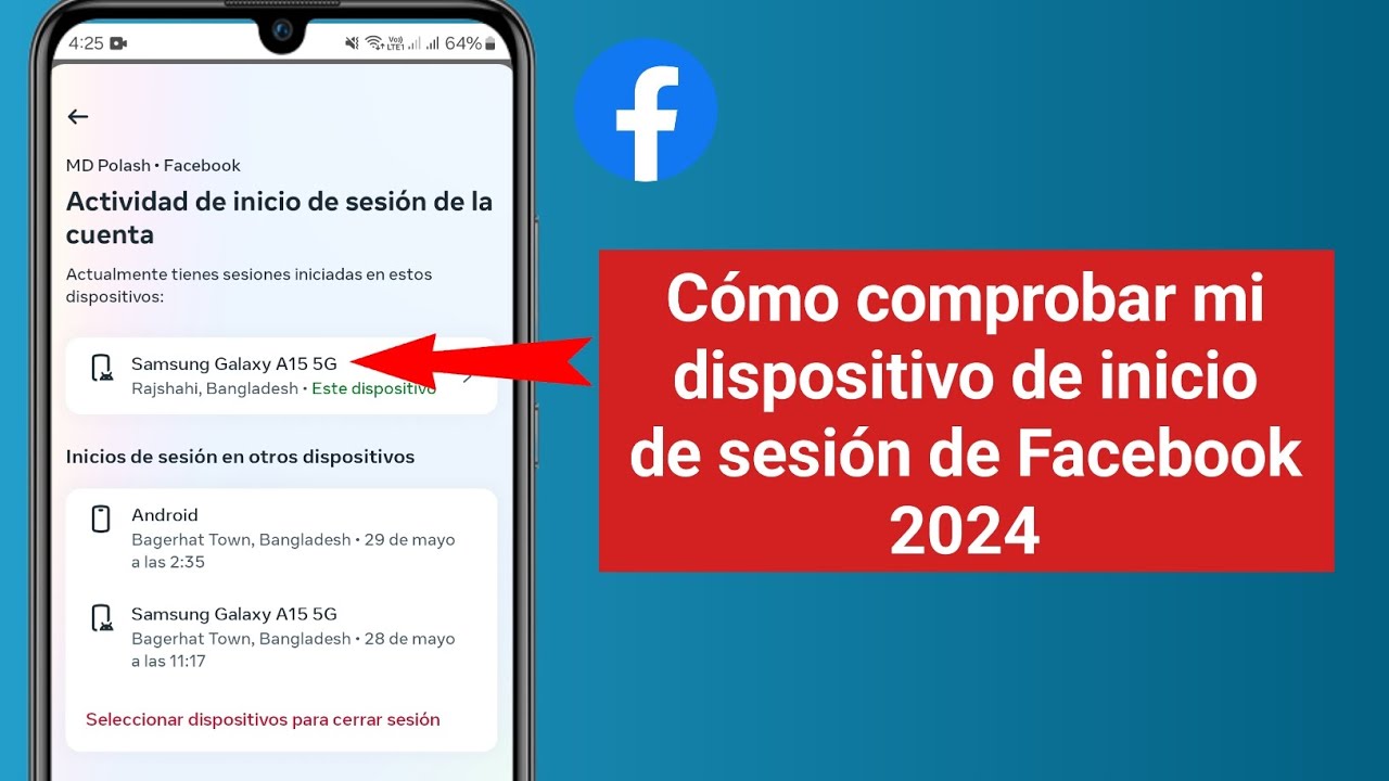 Inicio Facebook Cómo comprobar mi dispositivo de inicio de sesión de Facebook 2024 ...