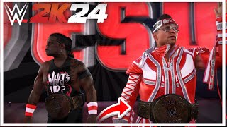WWE 2K24 : How To Create The Awesome Truth With New Tag Team Titles Tutorial