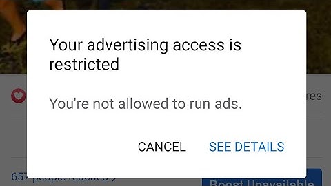 "fix"problem facebook "Your Advertising Access is Restricted" Facebook page