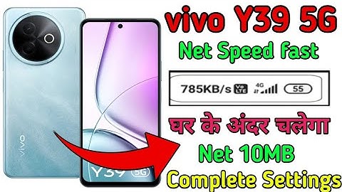 Vivo Y39 5G Net speed fast 2025 || How to fast Net speed in vivo y39 2025 || Net speed fast