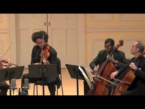 Schubert Quintet mvt4 (Harlem Quartet on Stradivar...