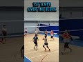FIRST TEMPO SPIKE OVER THE BLOCK IN AMATEUR VOLLEYBALL MATCH