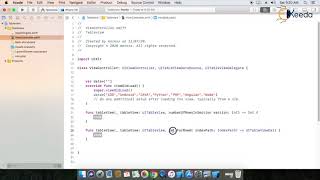 Tableview Application screenshot 2