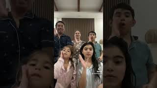 The Cutest Dance Cake Challenge by Russian Filipino Family 😁