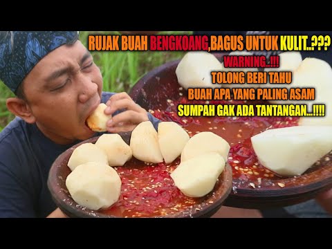 RUJAK BUAH SAMBALNYA PEDAS BANGET || How to make a tropical fruit salad