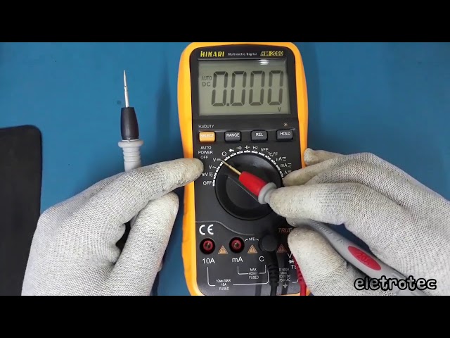 Aprendendo as funções do multímetro - Hikari HM-2090 - YouTube