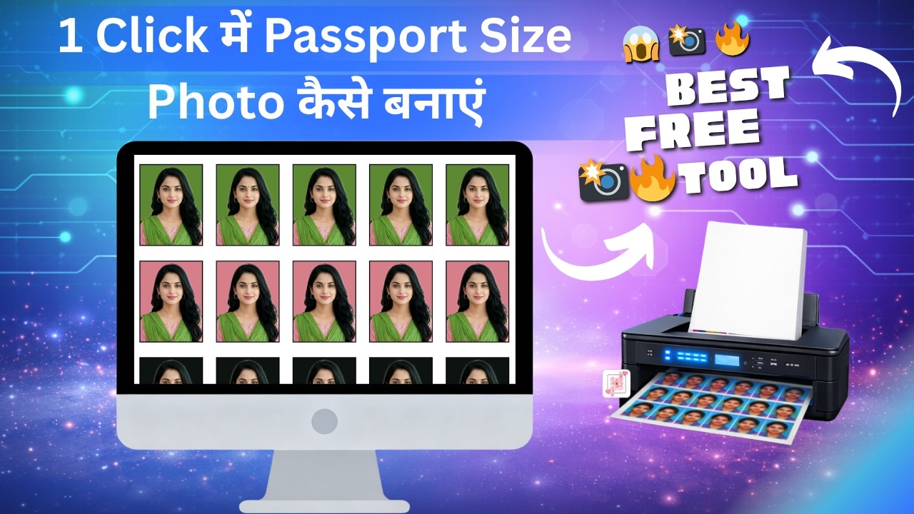 Pass Photo Compressor 1 Click में Passport Size Photo कैसे बनाएं 😱 Best Free Tool | Best free ...