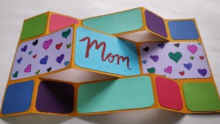 FLAP CARD| MOTHER&#39;S DAY GIFTS | SCRAPBOOK IDEAS|FUN THINGS TO DO IN LOCKDOWN|CARD FOR MOTHERS