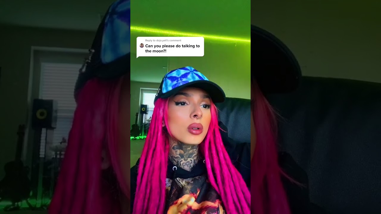 they asked me to do "talking to the moon" 