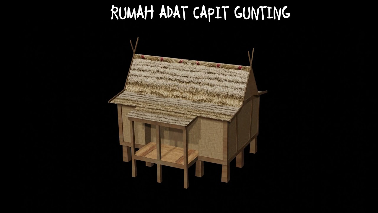 Rumah Adat Capit Gunting - YouTube