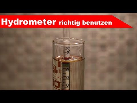 🍷 Hydrometer (Bierspindel / Mostwaage) 🍷 richtig verwenden - Gerätekunde Teil 3 - Fermentastisch