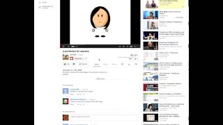 Embed external media in eportfolio