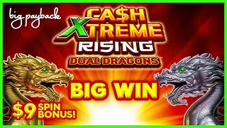 AWESOME COMEBACK! Cash Xtreme Rising Dual Dragons Slot - Big Win Bonus!