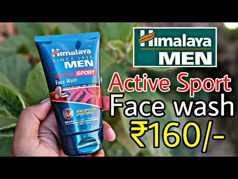 Himalaya men active sport face wash deals