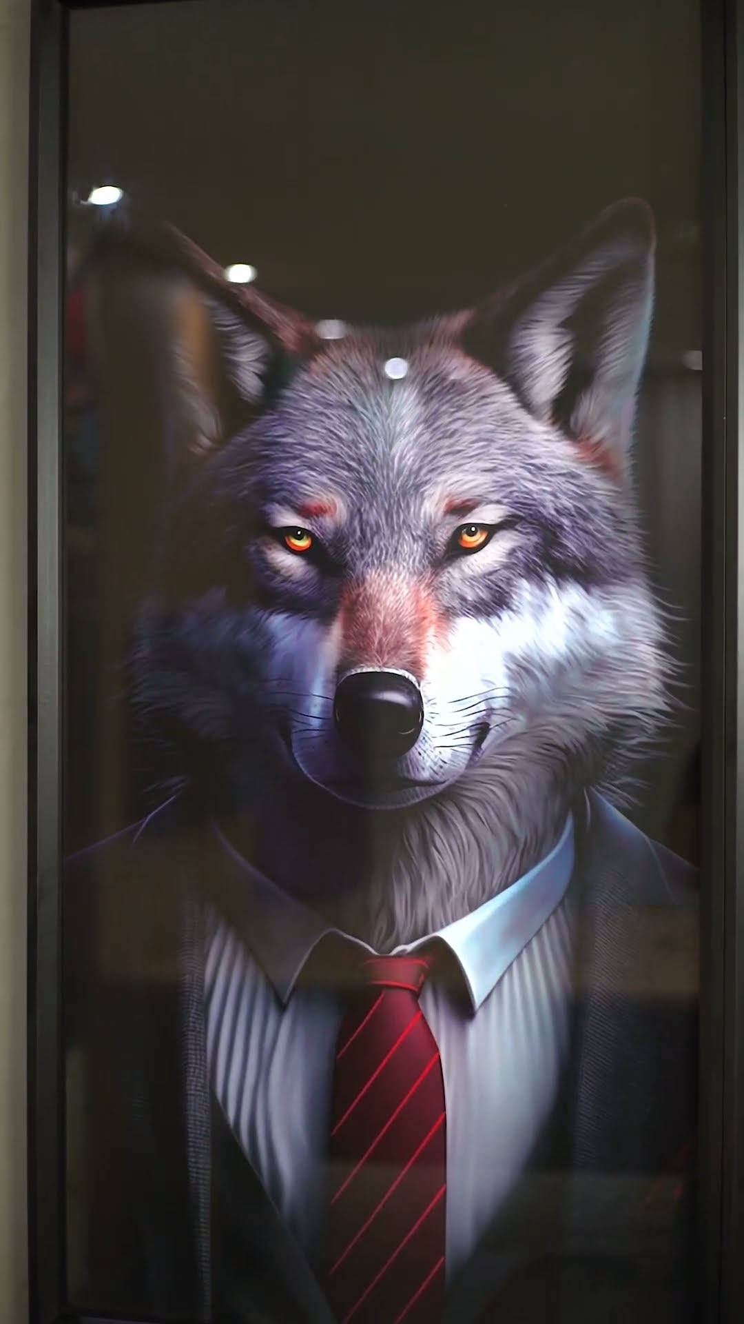 Vídeo de Quadro Empresários do Mundo Animal 3 peças
