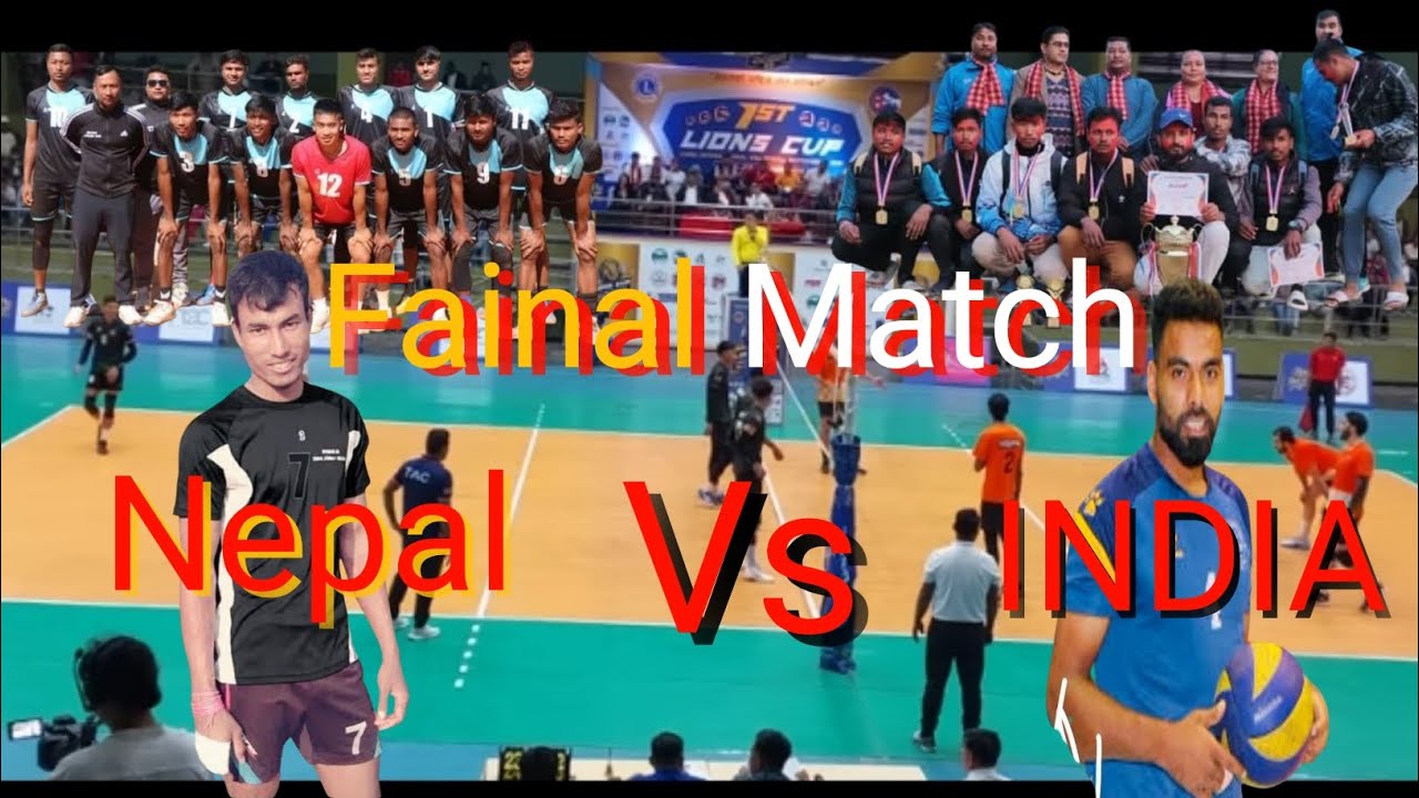 भलिबल फाईनल गेम नेपाल vs ईन्डिया fainal gem Nepal Vs INDiA / 3Lakhs 50 Jajar nepali India 2 Lakhs 