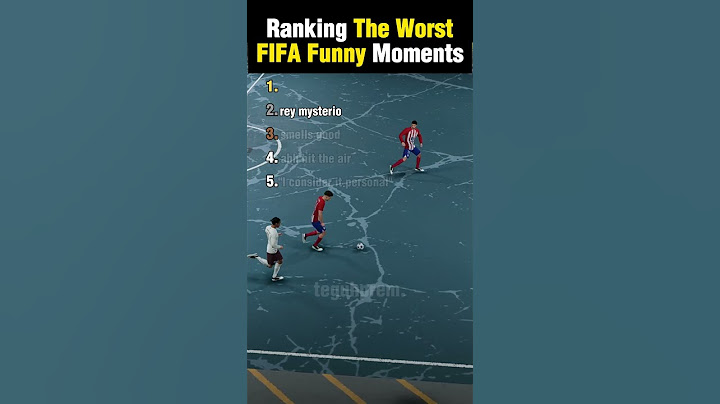The TOP 5 FIFA Funniest Moments RANKED #fifa #eagames #football #shorts
