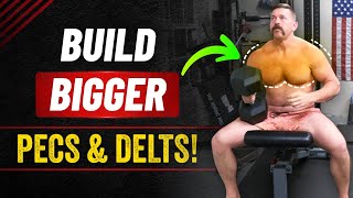 INTENSE Dumbbell Push Workout [Build BIGGER Pecs & Delts!] | Coach MANdler