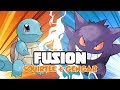 Squirtle Gengar Pokemon Fusion | How to draw Pokemon Fusion challenge
