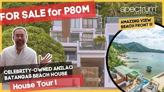 800sqm Celebrity-owned Batangas Beach House For Sale!