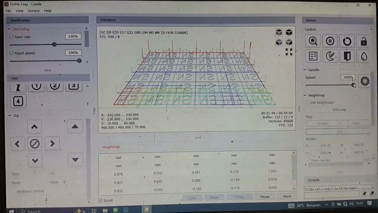 Mastering Candle GRBL: Setting Up Heightmap for Auto-Leveling CNC