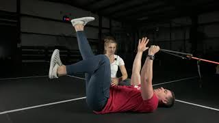 Dead Bug with Ipsilateral Arm:Leg Extension   w:Anti Arm Extension