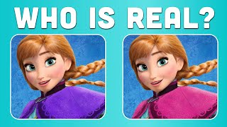 Guess The REAL DISNEY Character | Disney princess quiz