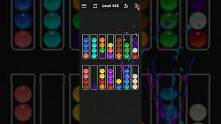 Ball Sort Color Water Puzzle Solution Level 643