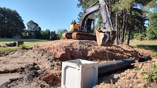Rebuilding The Failed Pond Dam And New Overflow System