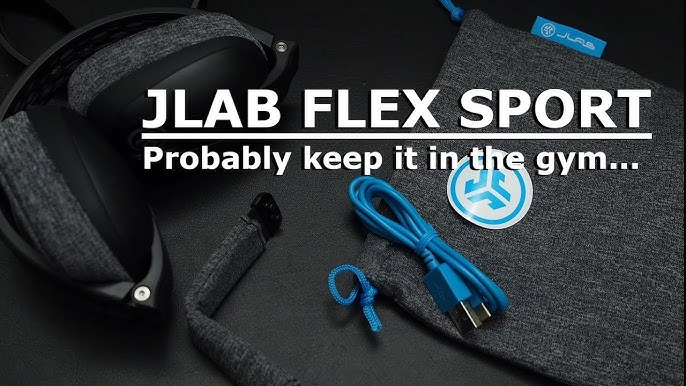 JLab Audio Flex Sport Gym Workout Headphones with Bluetooth 4.2