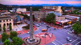 Downtown Asheville, N.C. Time Lapse: Sunrise-to-Sunset in a Blue Ridge Mountain City