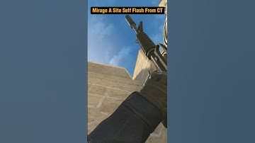 Cs2 Mirage A Site Self Flash From CT#cs2 #mirage #shorts