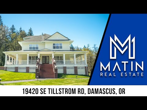 19420 SE Tillstrom Rd, Damascus, OR home video tour