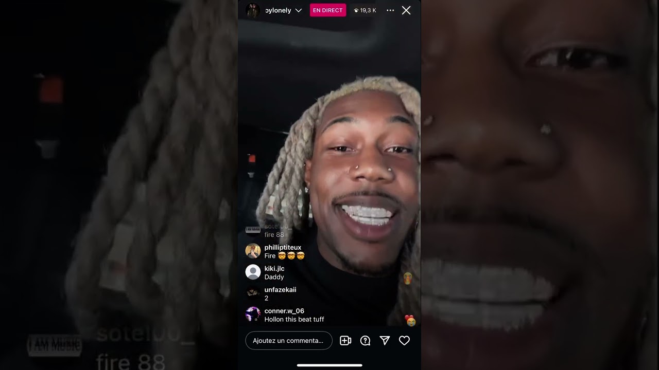 Destroy Lonely IG Live Exclu