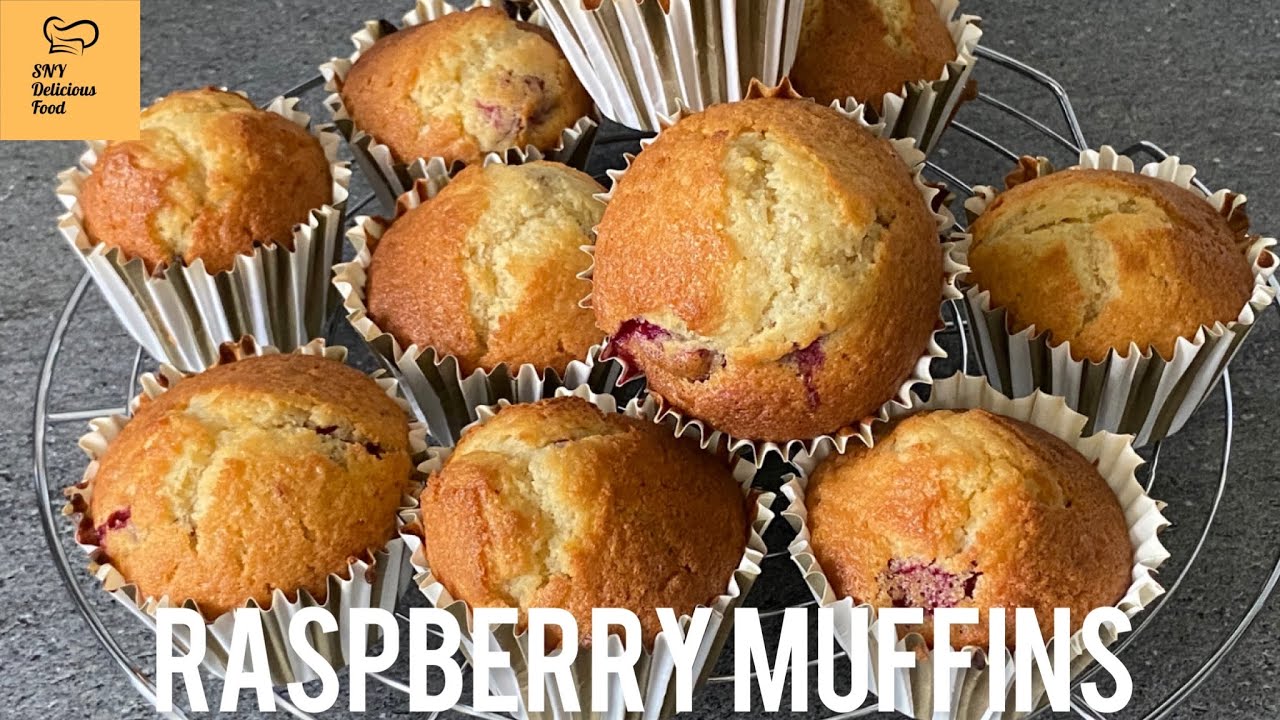Delicious RASPBERRY MUFFINS How to make the Best Raspberry Muffins