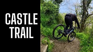 Technical Singletrail from an Old Castle Ruin | MTB Downhill with Switchbacks and Steps | RAW Run