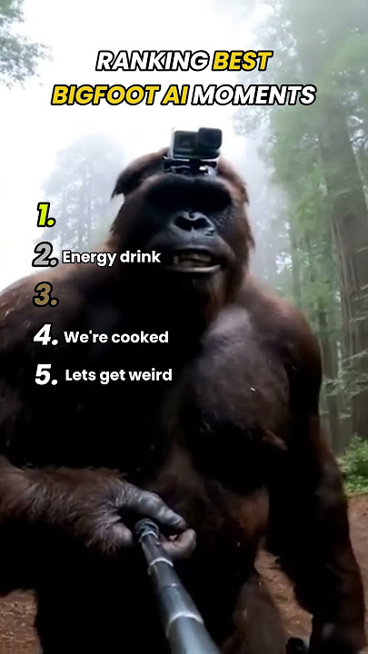 Ranking the Best Bigfoot AI Moments #Top5 #BigfootAI #DailyFiveFeed #Bigfoot #AIcompilation #FunnyAI
