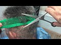 corte de pelo hombre TIJERA SOBRE PEINE O PEINE SOBRE TIJERA(paso a paso)scissors on comb