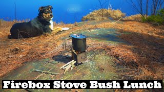 Backcountry Sidekicks | Firebox Stove Bush Lunch