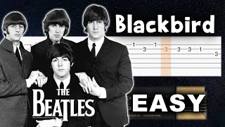 The Beatles - Blackbird - Guitar tutorial (TABS)