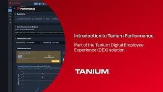 Introduction to Tanium Performance screenshot 5